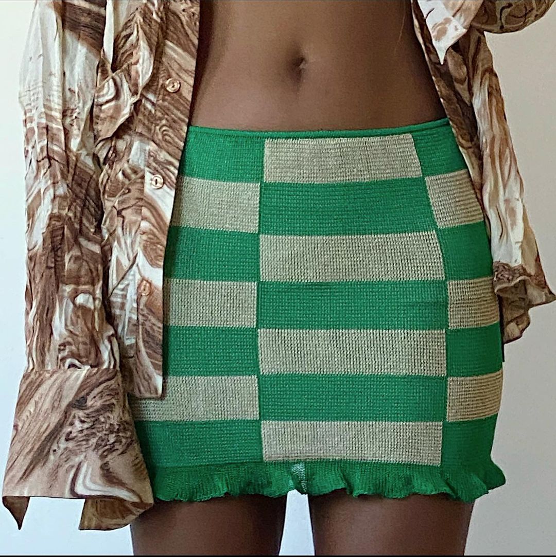 Women Clothing Sexy Plaid Ruffled Sweaters Tube Top Vest Top Two Way Wear