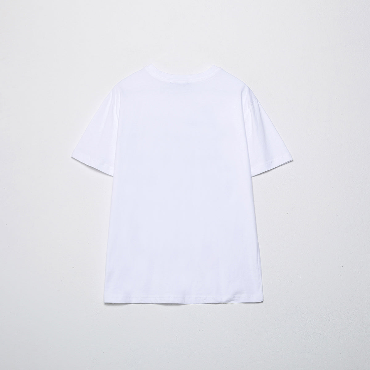 Autumn White Women Clothing Street Girl Pattern Printed Short Sleeve T shirt