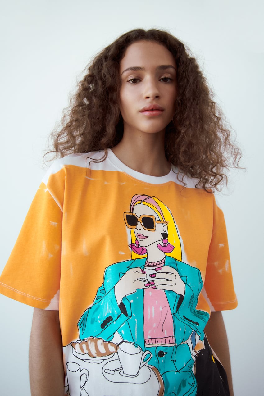 Autumn Women Clothing Urban Casual Printed Short Sleeved T shirt Women