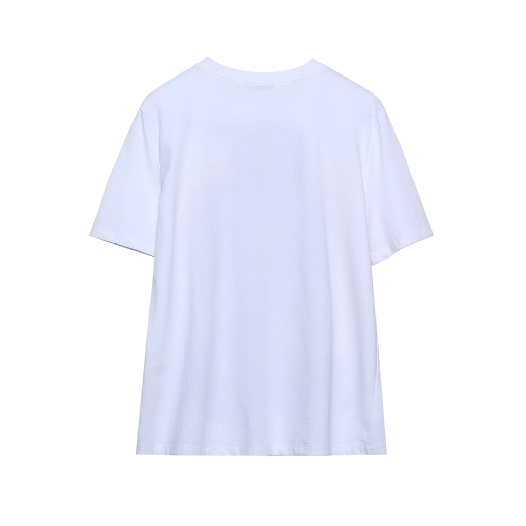 Summer Girl Pattern Printing Loose Short Sleeve T shirt