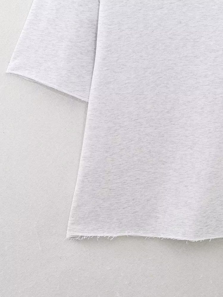 Summer Women Stretch High Waist Shorts Loose Cotton Short Sleeve T shirt