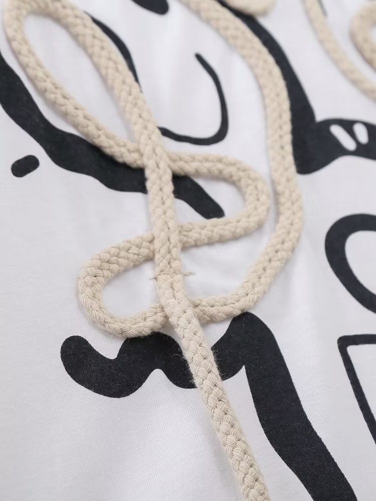 Women Tassel Yarn Decorative T shirt