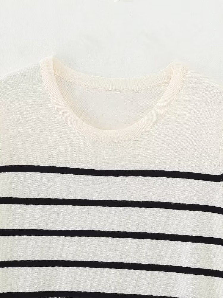 Summer Women Casual round Neck Short Sleeves Top Loose Basic Sweatshirt
