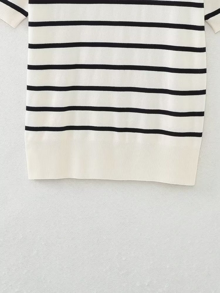 Summer Women Casual round Neck Short Sleeves Top Loose Basic Sweatshirt