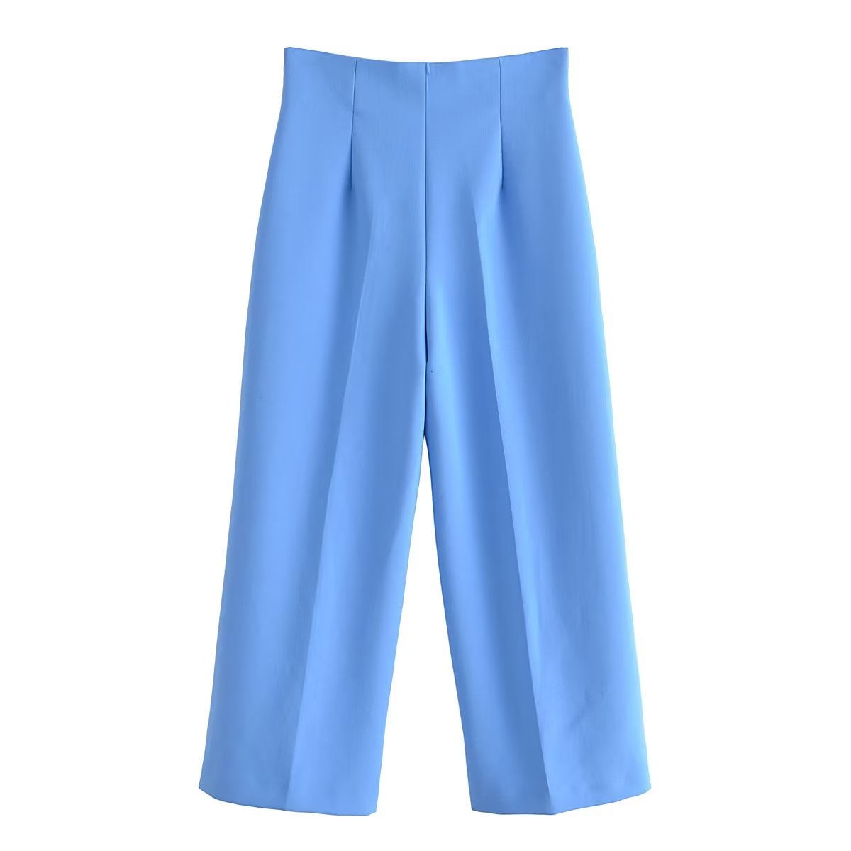 Summer Women Clothing Street Casual High Waist Wide Leg Pants