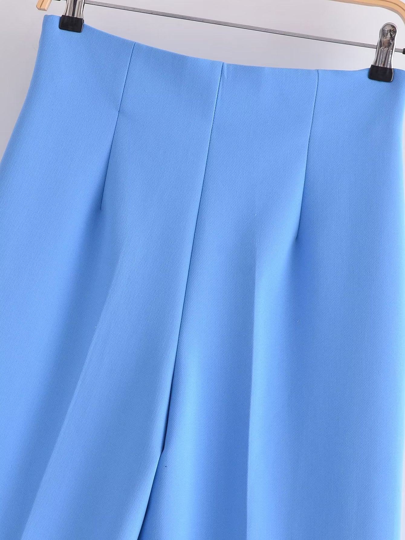 Summer Women Clothing Street Casual High Waist Wide Leg Pants