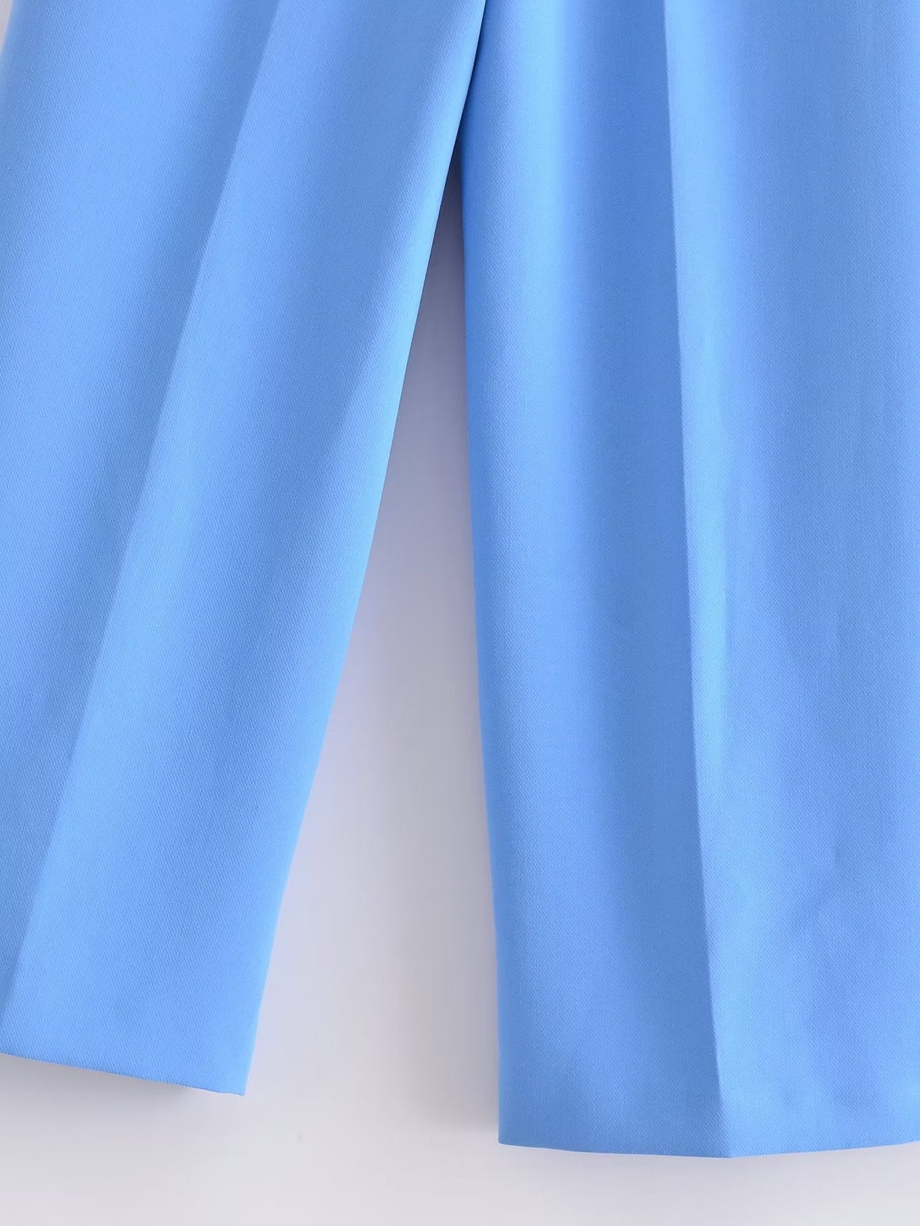 Summer Women Clothing Street Casual High Waist Wide Leg Pants