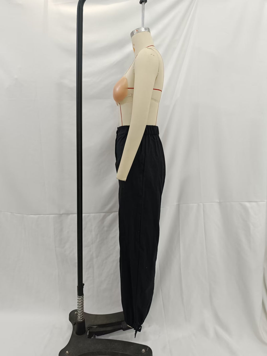 Summer Women Clothing Elastic Waist Bowknot Decoration Linen Pants