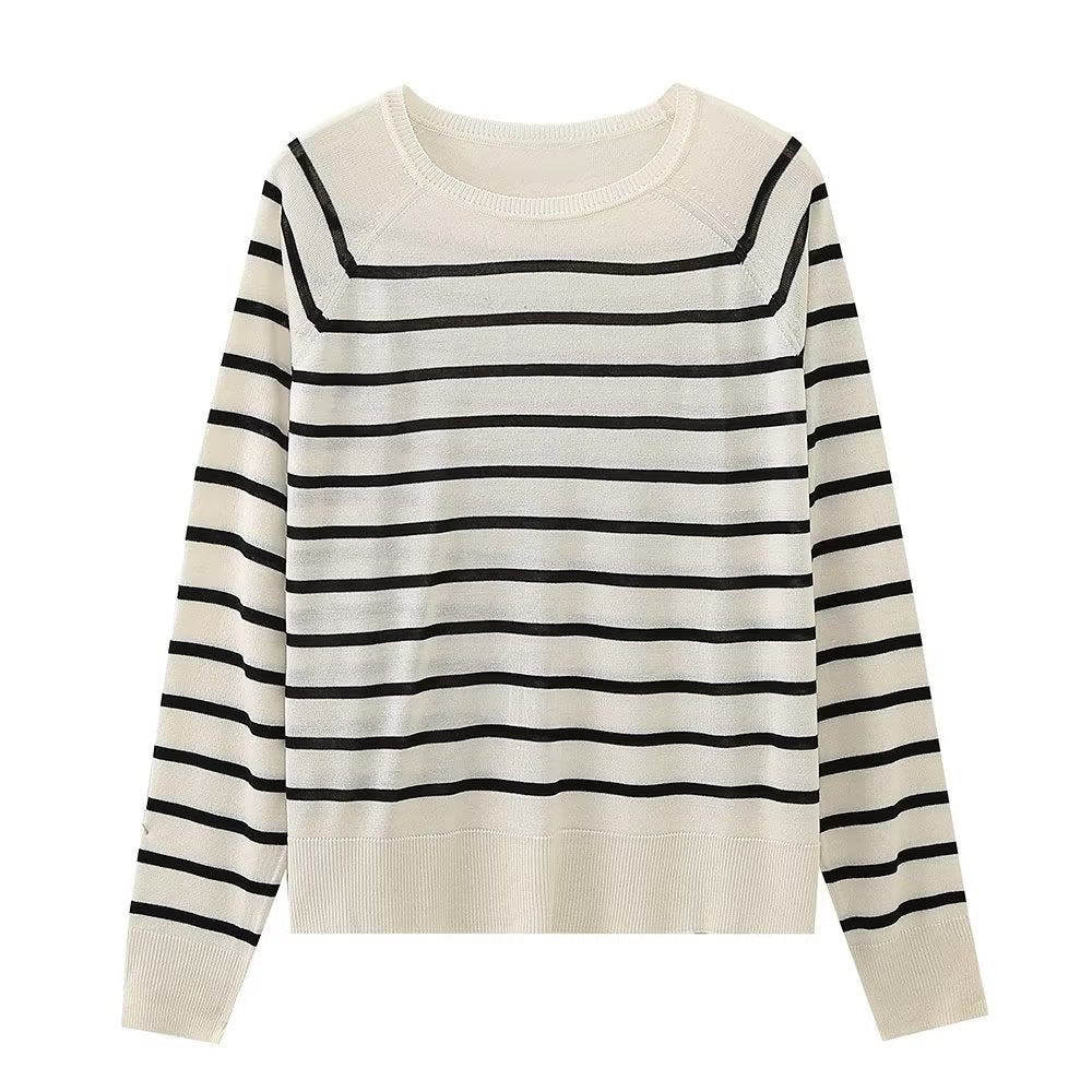 Women Clothing Loose Slimming Pullover Sweatshirt Simple Sweatshirt Top