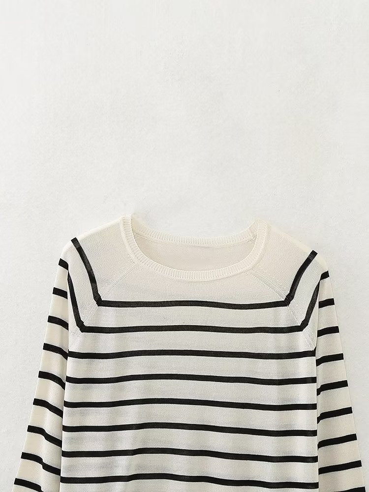 Women Clothing Loose Slimming Pullover Sweatshirt Simple Sweatshirt Top