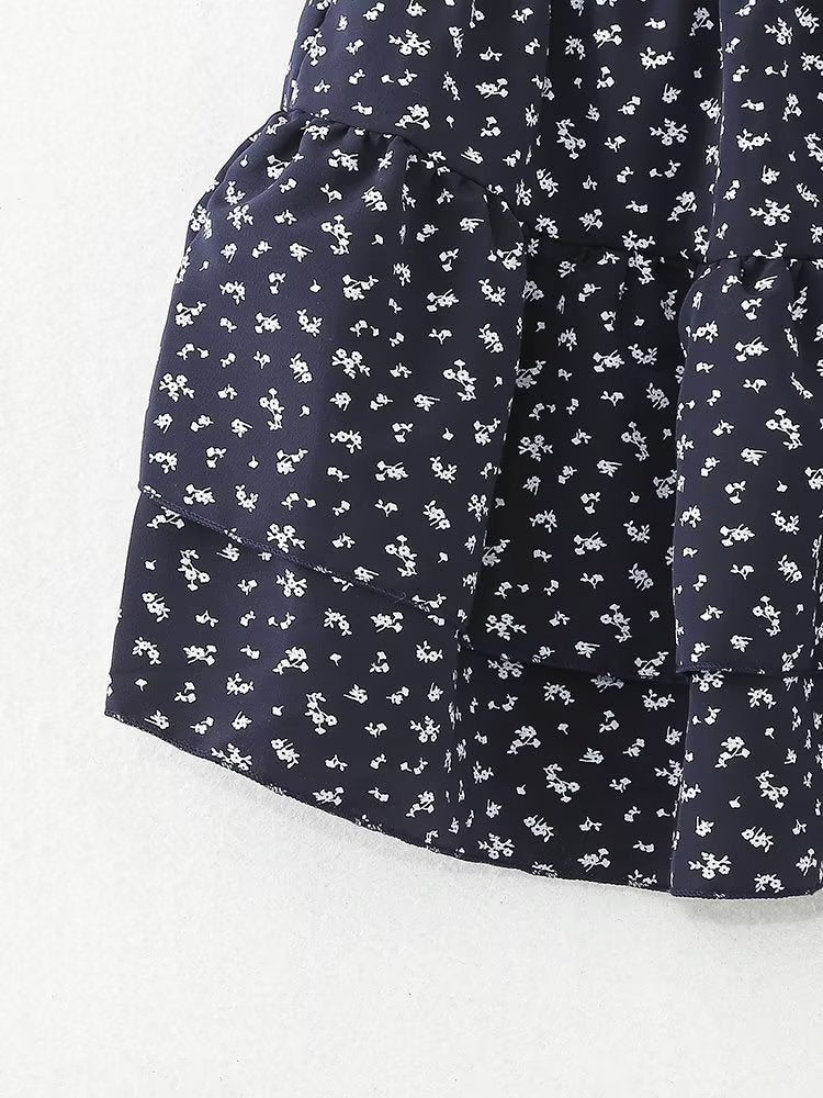 Autumn Winter Women Clothing Floral Floral Skirt Skirt