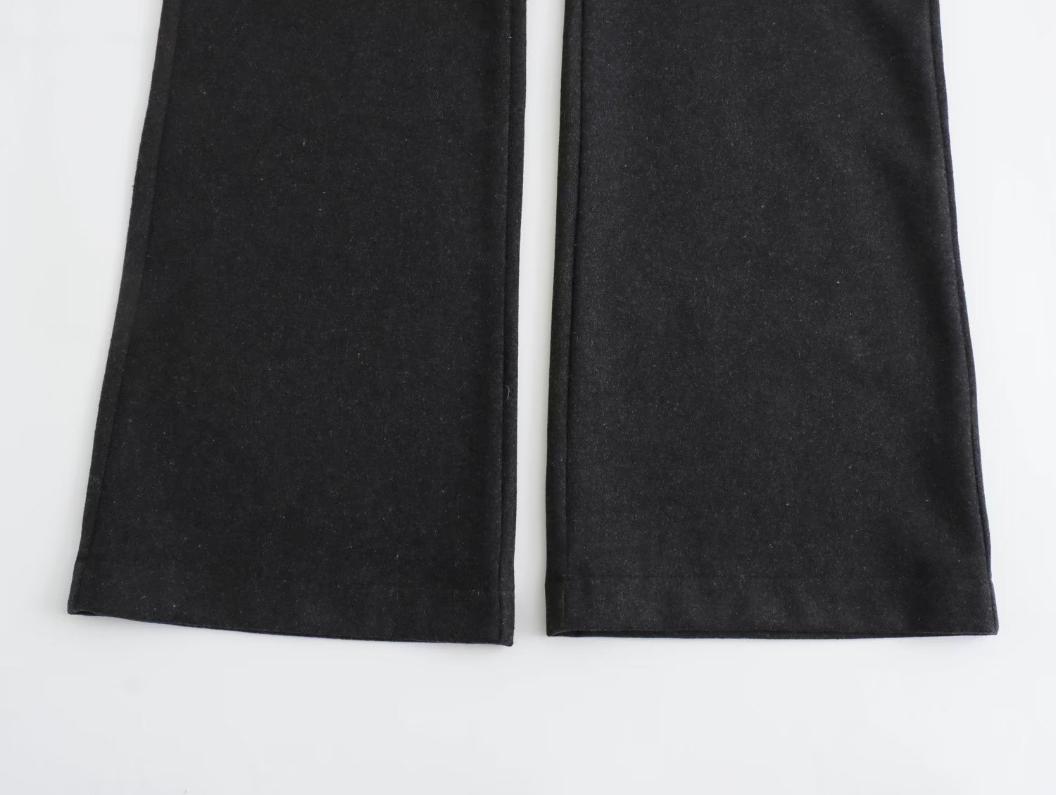 Fall Women Clothing Blended Blazer Straight Leg Pants