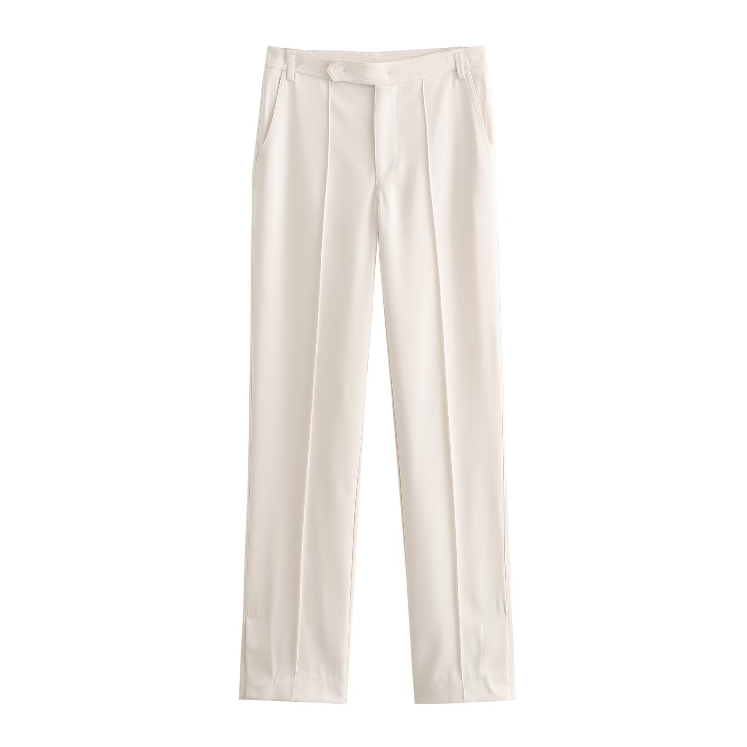 White Casual Pants