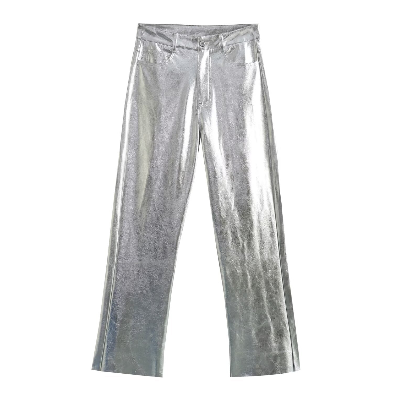 Autumn Clothing Women Rock Metal Series Straight Leg Pants