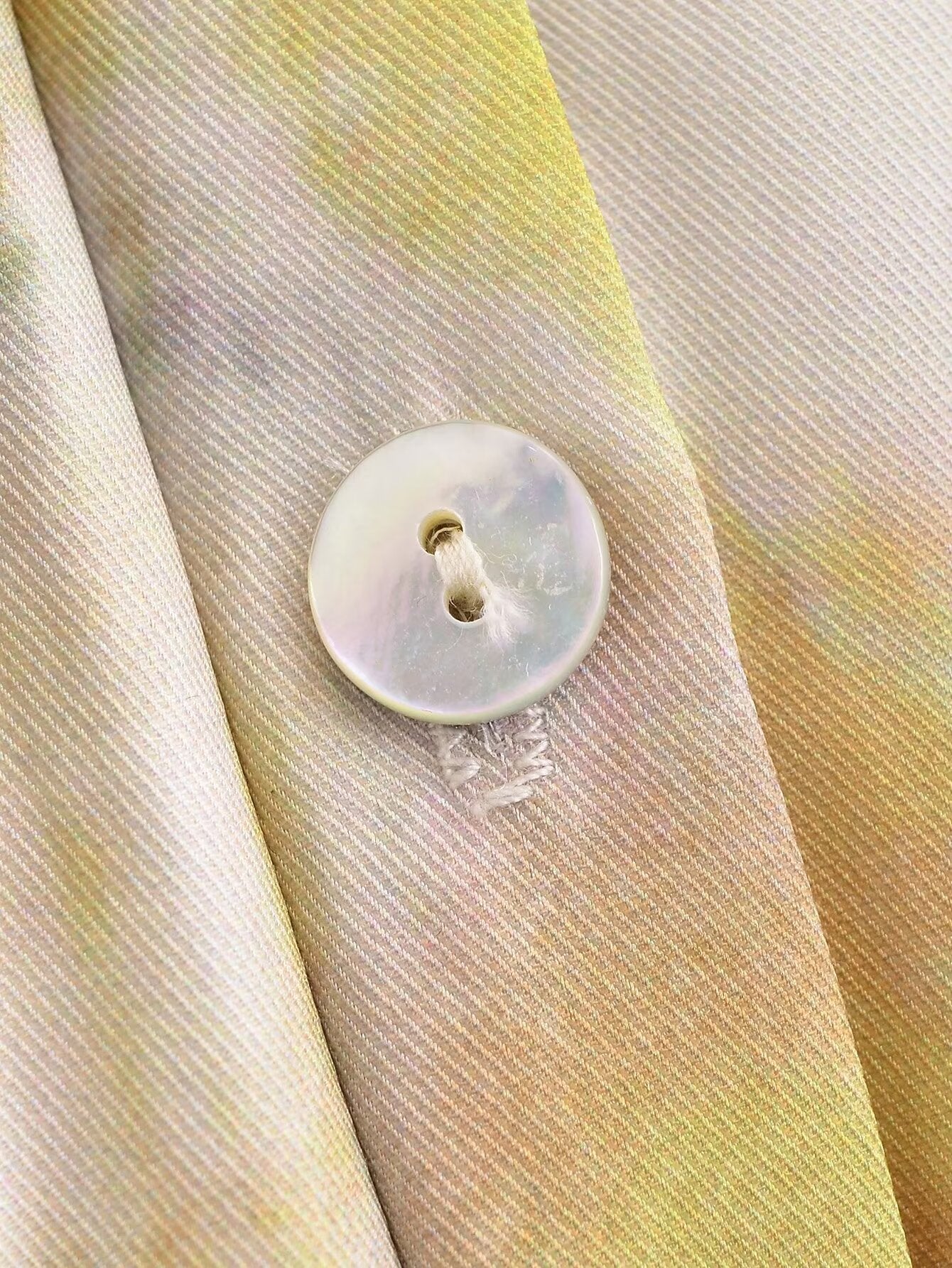 Spring Women Clothing Fashionable All Match Printed Silk Satin Textured Shirt