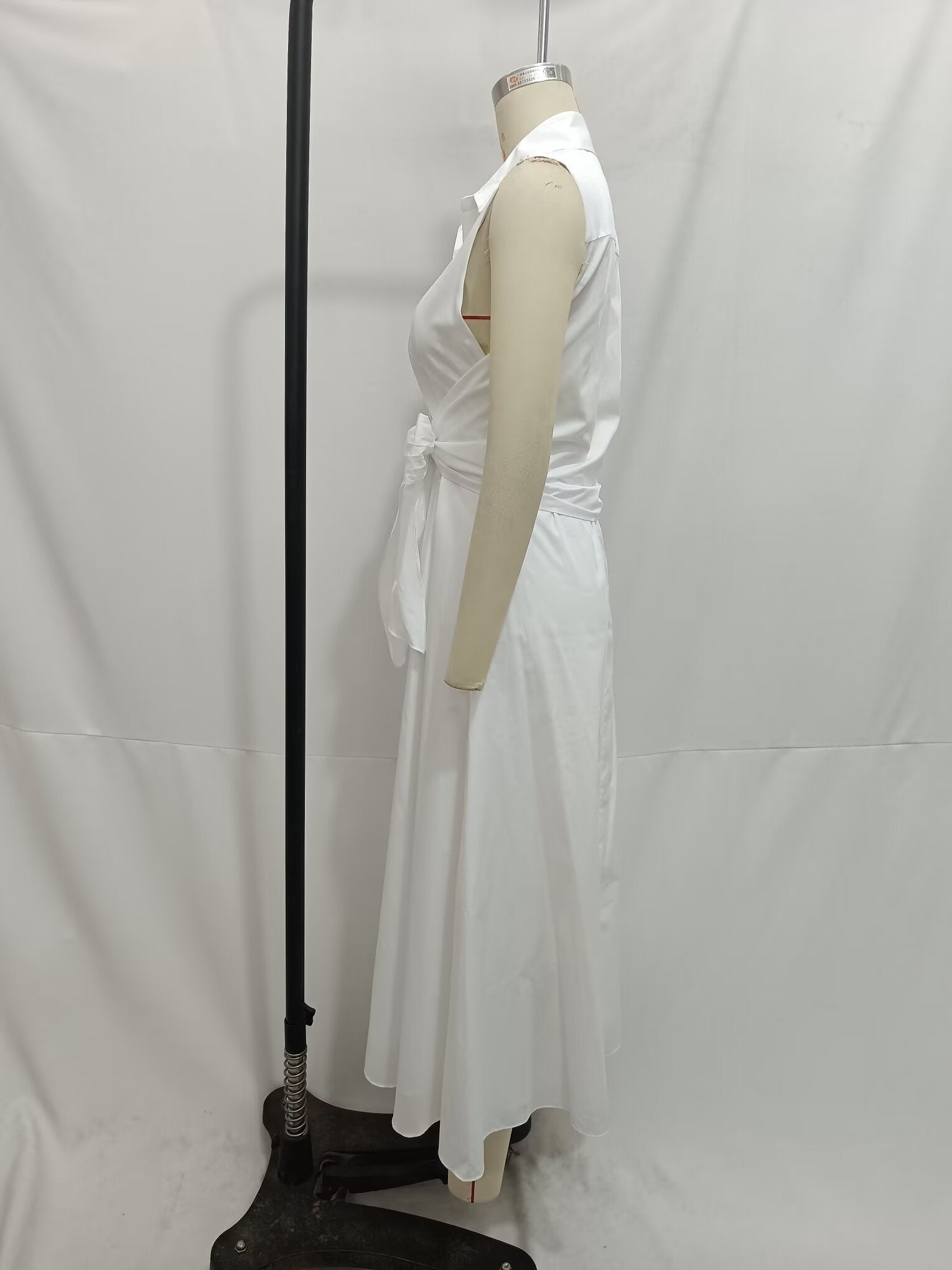 Spring Women Clothing Fashionable Casual Simple Poplin Shirt Dress