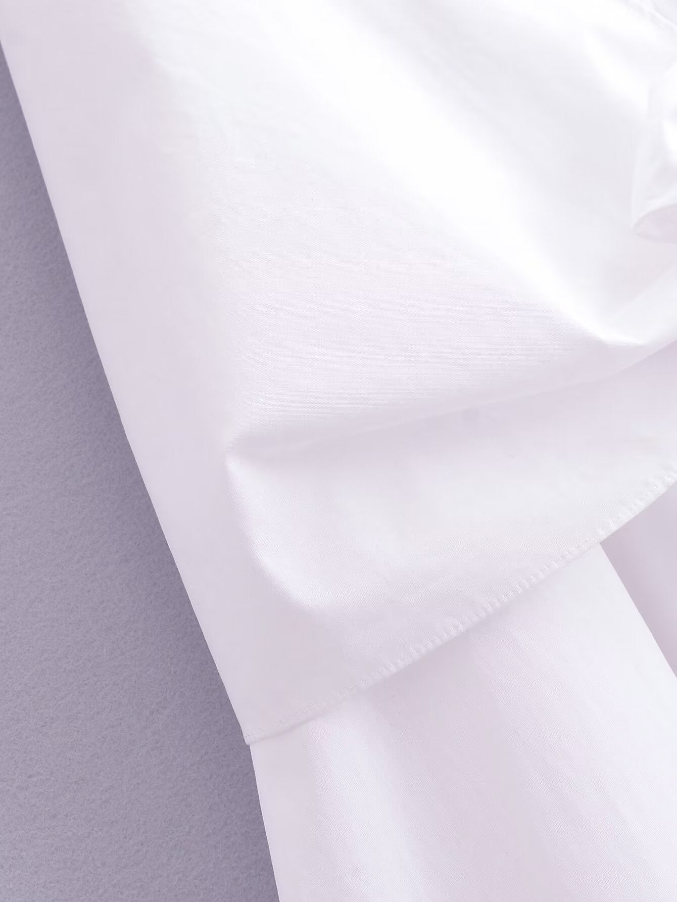 Spring Women Clothing Fashionable Casual Simple Poplin Shirt Dress