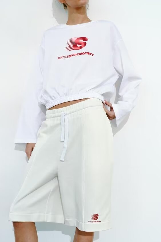 Spring Women Clothing Pattern Printed Sweatshirt Casual Pants Suit