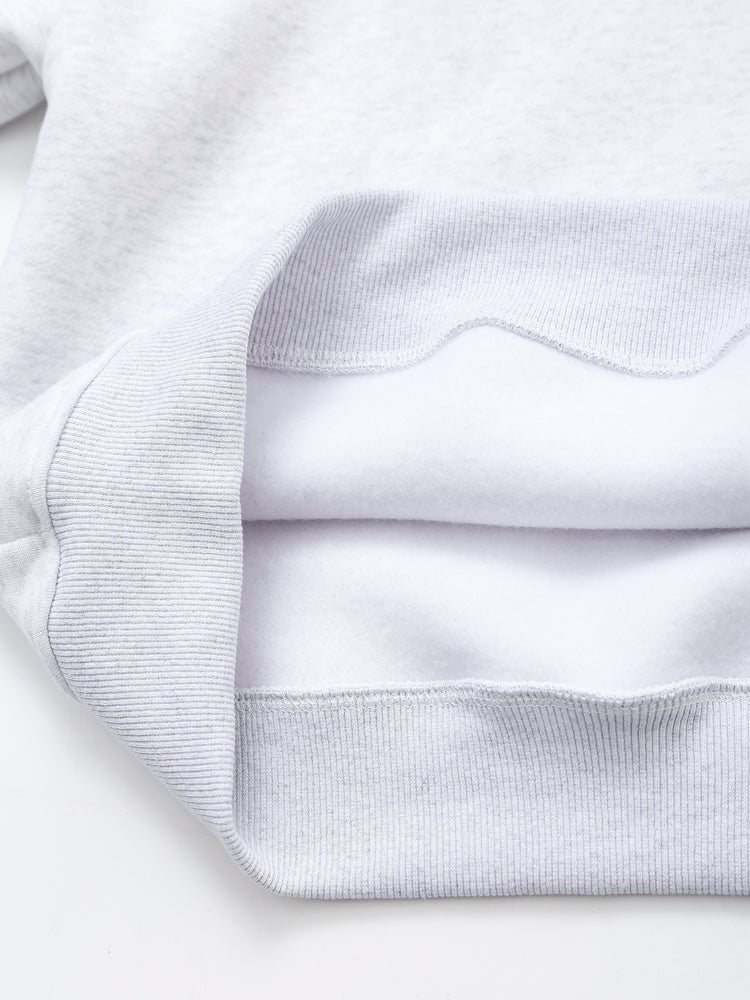 Spring Women Embroidered Flannel round Neck Sweatshirt for Women