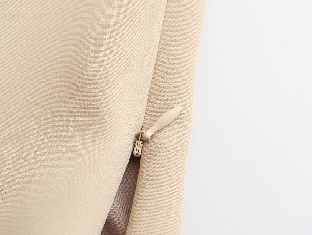 Women Clothing Casual Adjustable Buckle Decoration Small Top