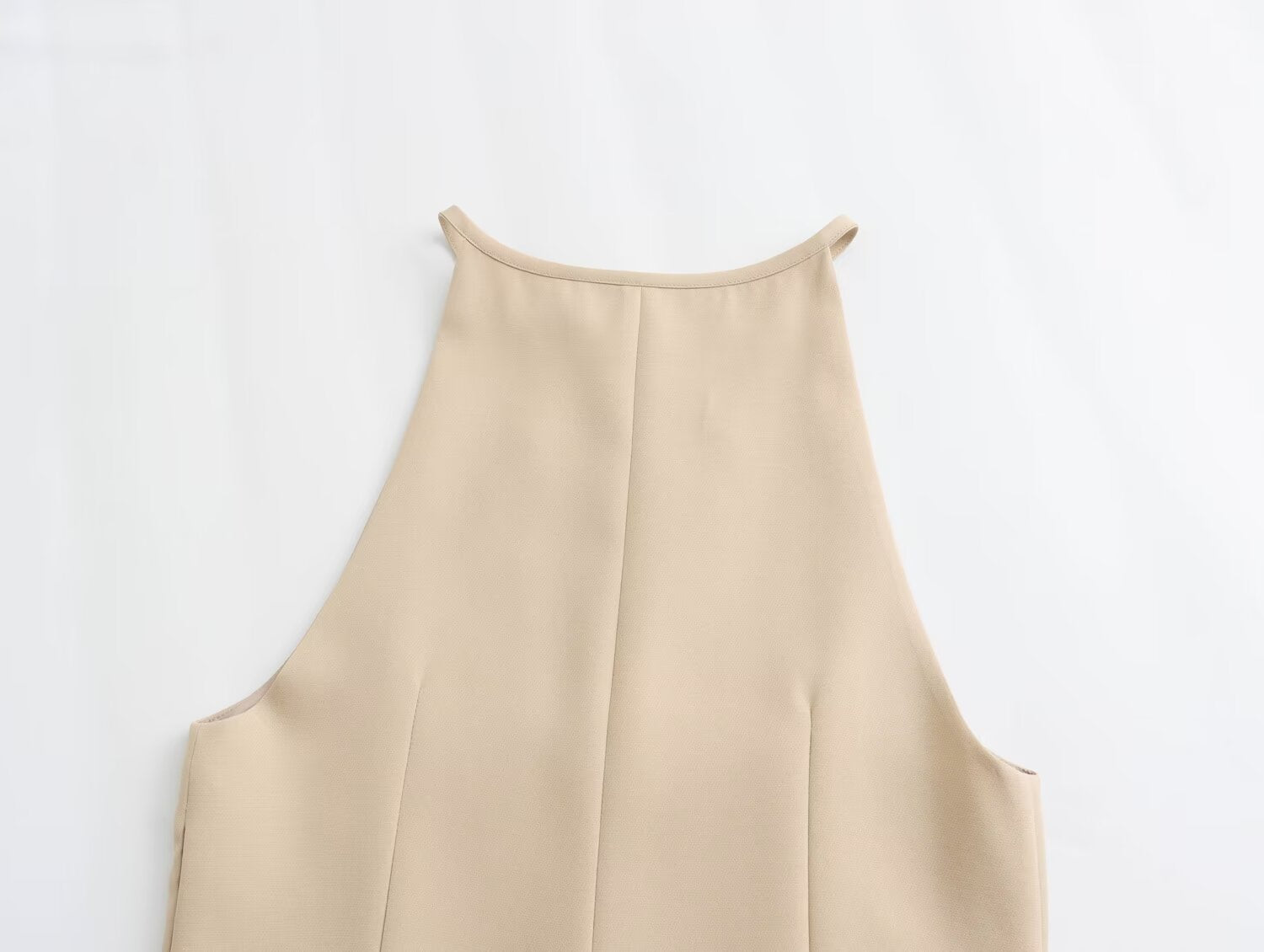 Women Clothing Casual Adjustable Buckle Decoration Small Top