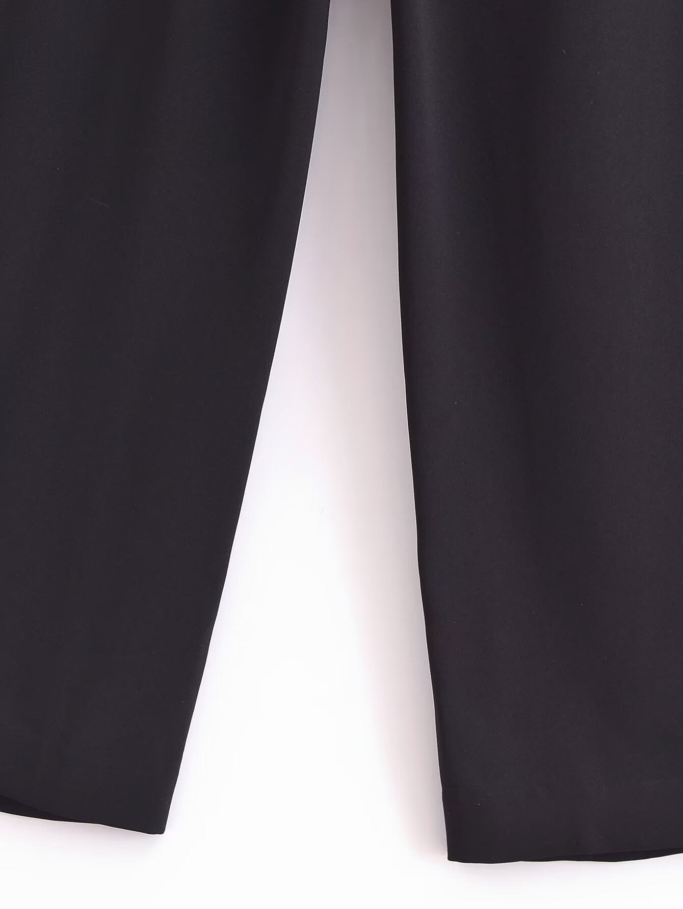 Women Clothing French Double Breasted Design Waist of Trousers Skinny Pant