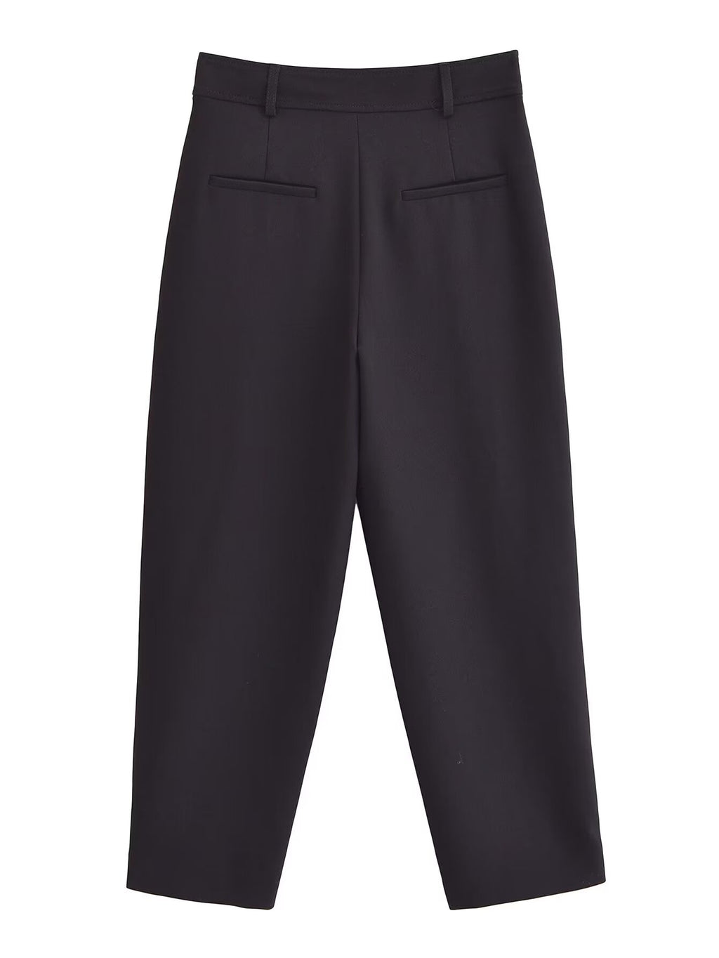 Spring Women Clothing All Match Simple Casual Wrinkle Skinny Pant