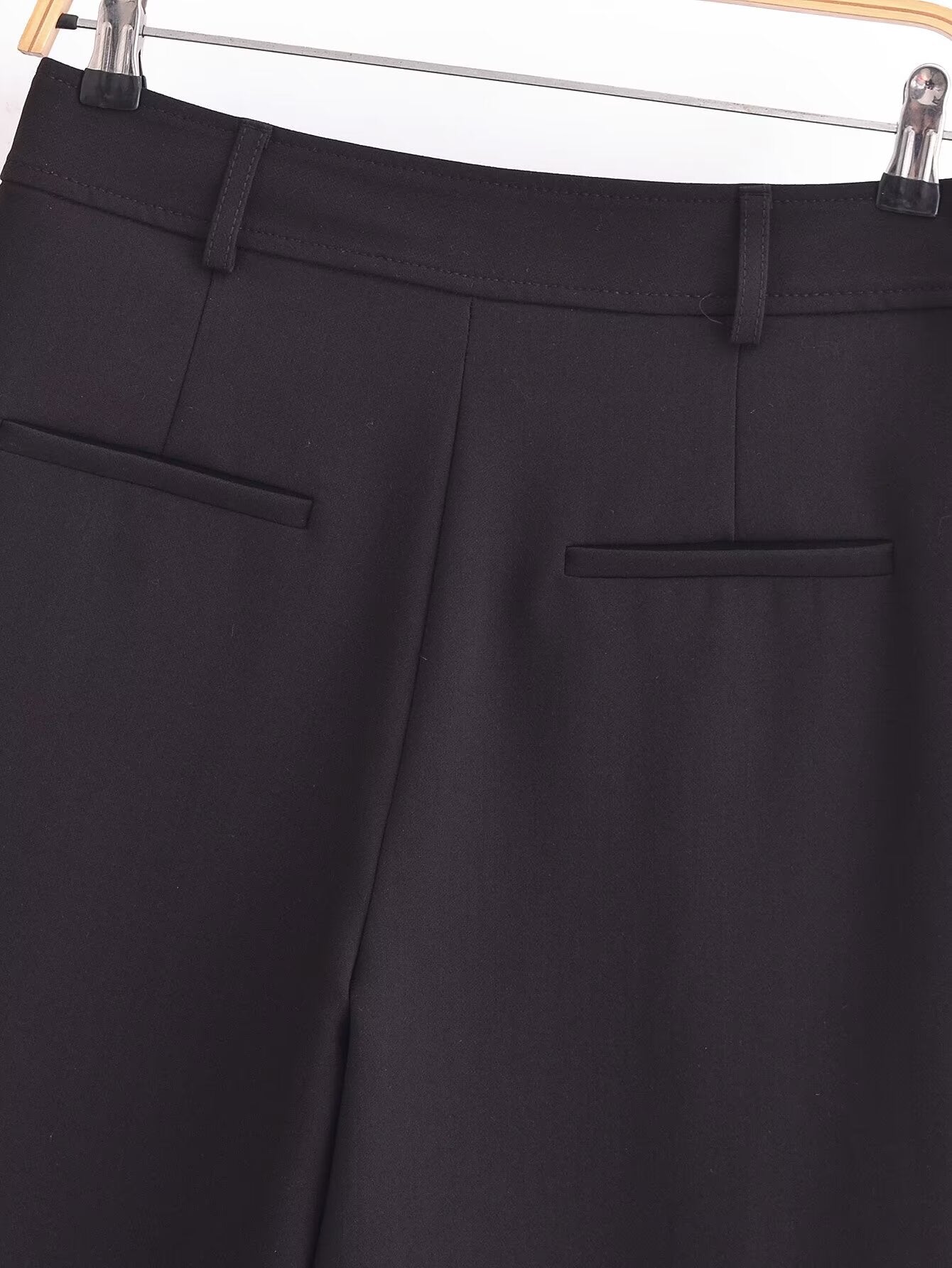 Spring Women Clothing All Match Simple Casual Wrinkle Skinny Pant