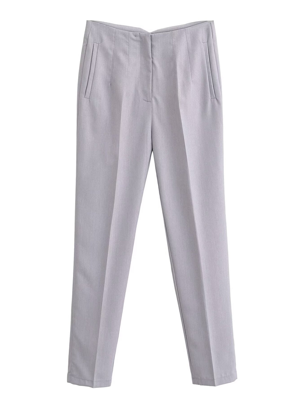 Autumn High Waist Slimming Waist Pleated Work Pant for Women