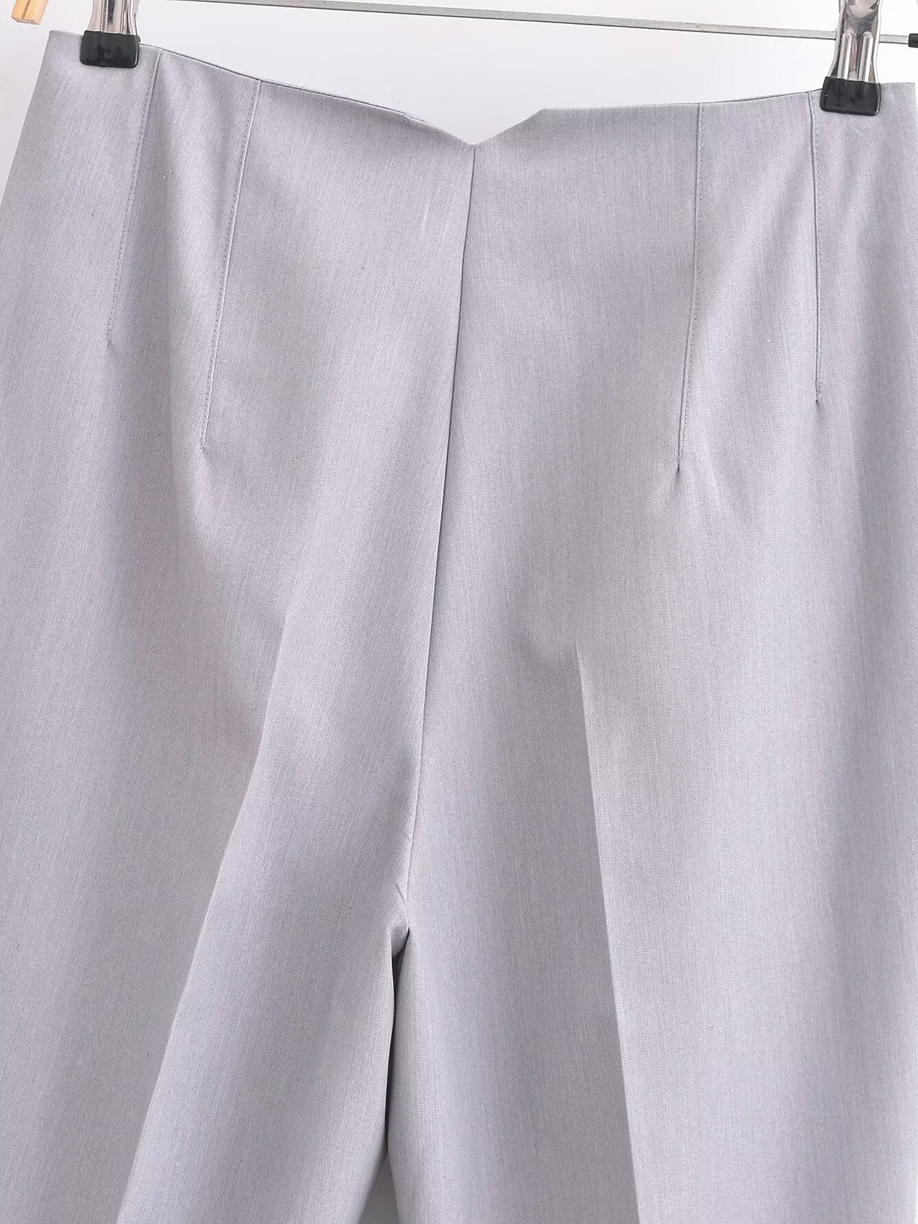 Autumn High Waist Slimming Waist Pleated Work Pant for Women