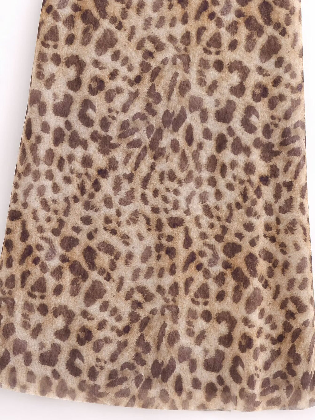 Women Elegant Leopard Print Tube Top Dress