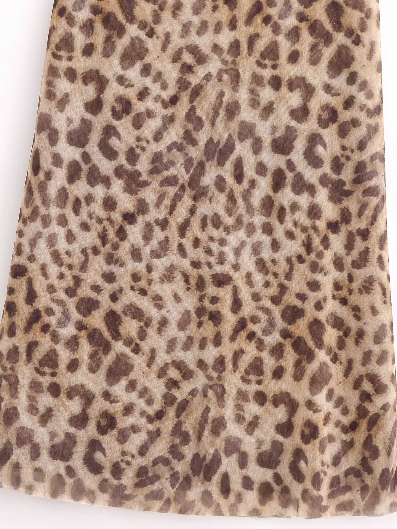 Women Elegant Leopard Print Tube Top Dress