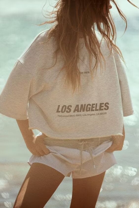 Women Printed Short Sweatshirt Poplin Shorts Sets