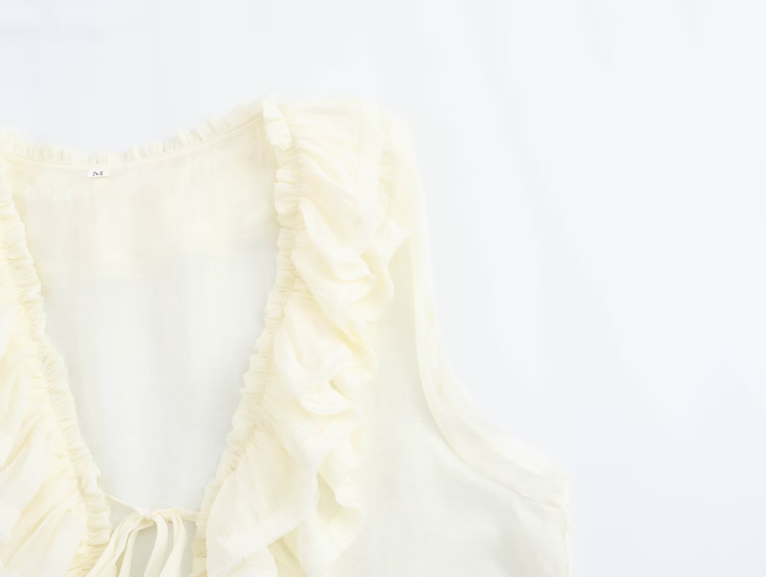Summer Women Street Lace up Sleeveless V neck Shirt