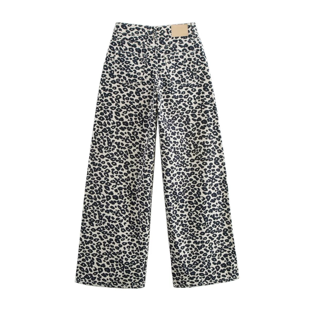 Printed Women Clothing Autumn High Waist Jeans Collared Jacket Pant Sets