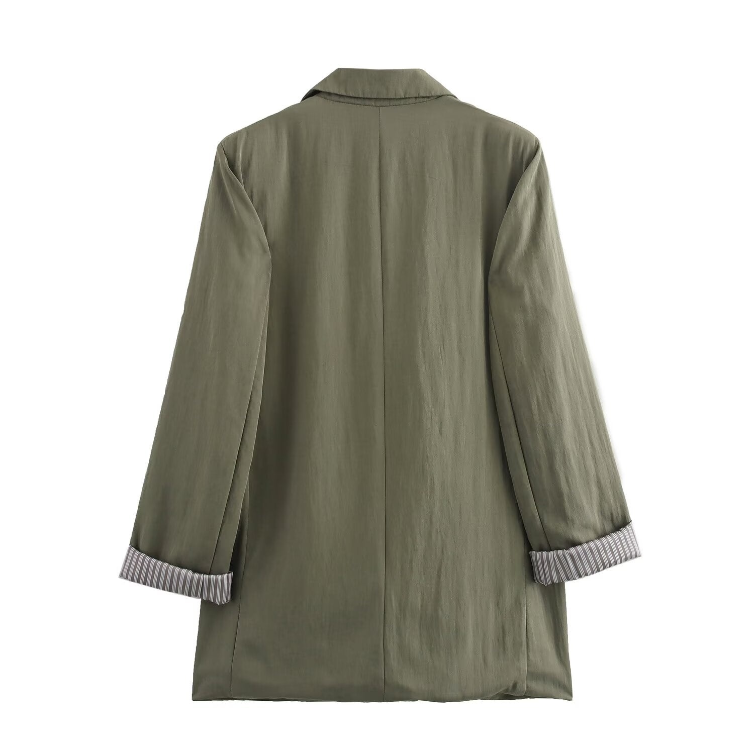 Autumn Roll up Sleeve Casual Blazer Pleated Effect Bloomers Women Sets
