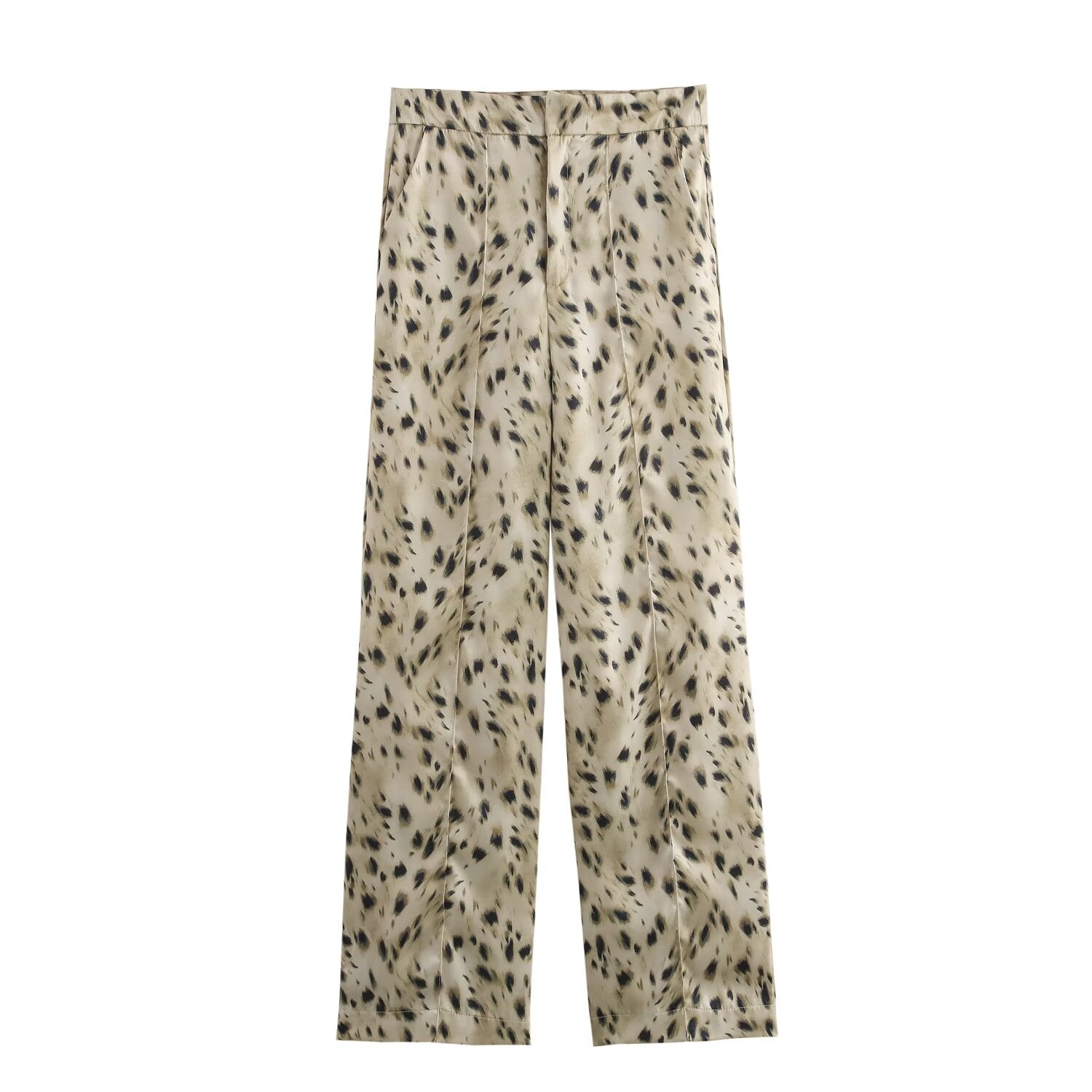 Autumn Women Animal Print Shirt Pants Sets