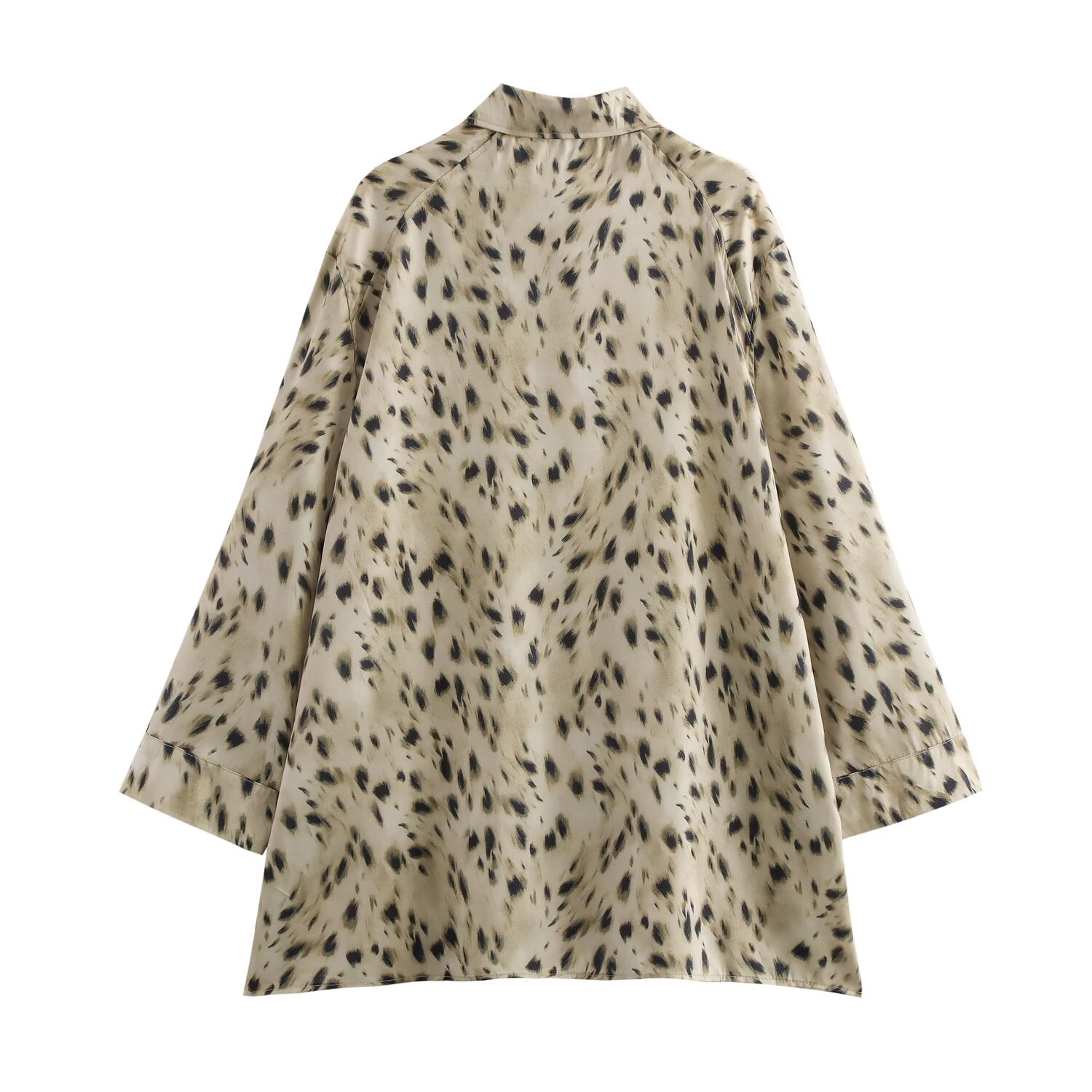 Autumn Women Animal Print Shirt Pants Sets
