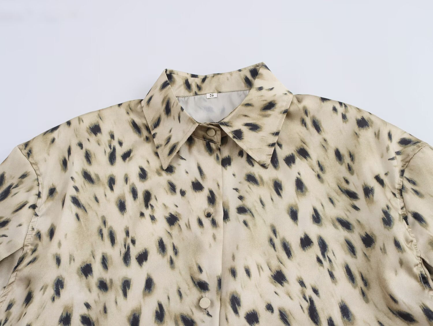 Autumn Women Animal Print Shirt Pants Sets
