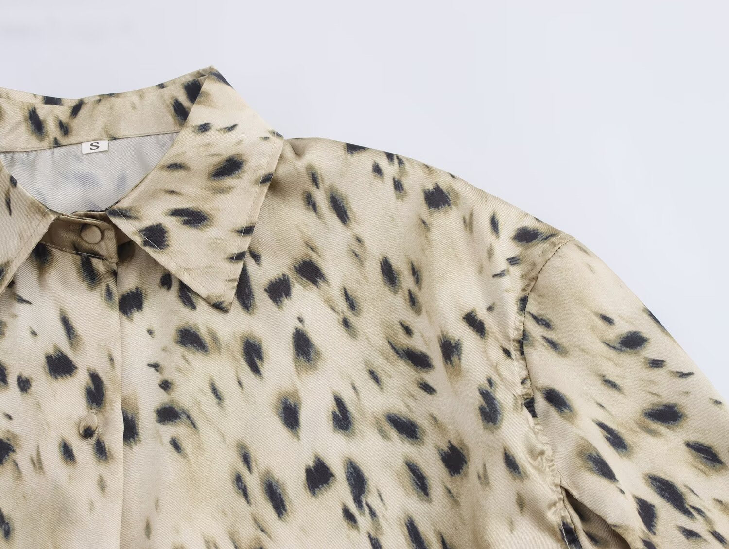 Autumn Women Animal Print Shirt Pants Sets