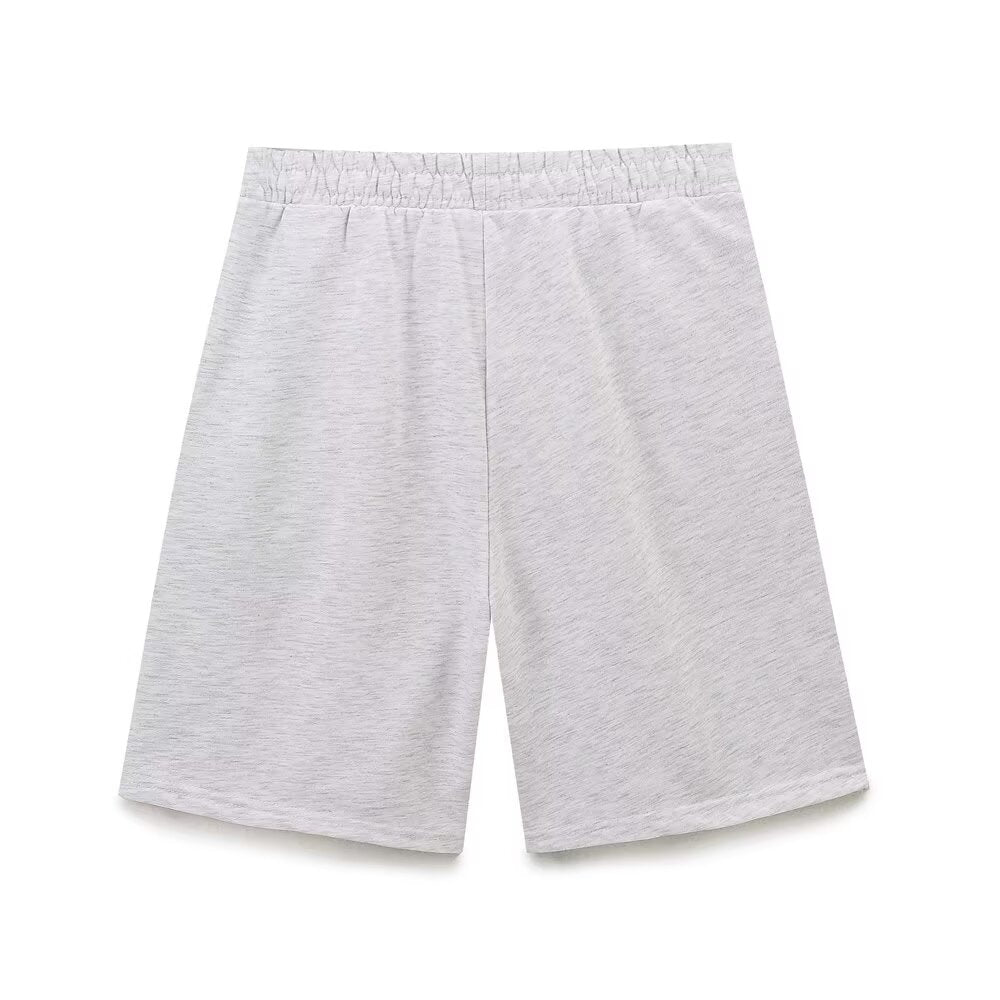 Autumn Sports Convex Printed Sweatshirt Printed Flannel Casual Shorts Sets