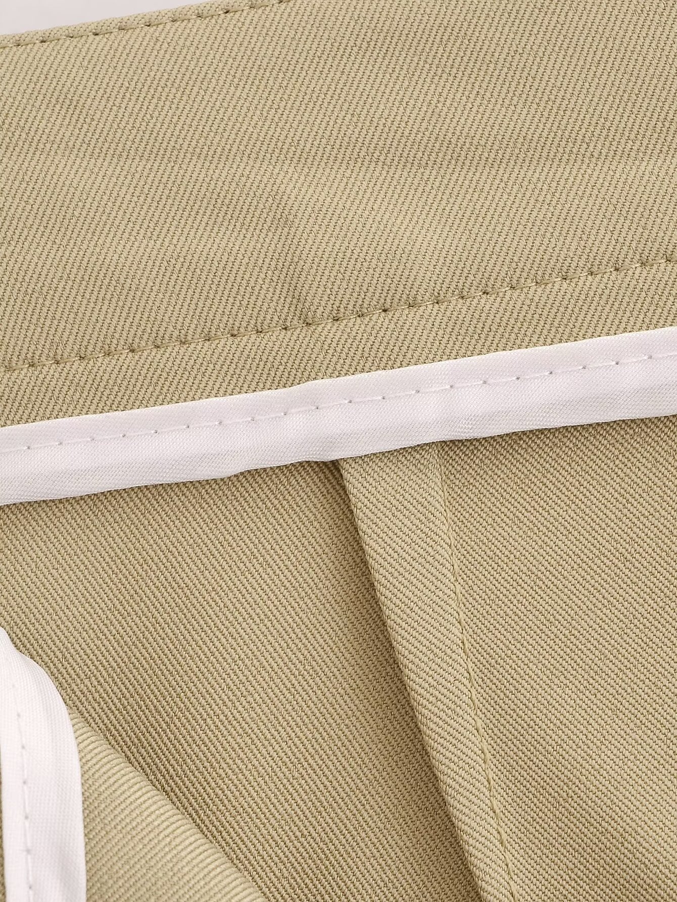 Fall Women Clothing Stylish Simple Casual Buckle Decoration Pleated Pants