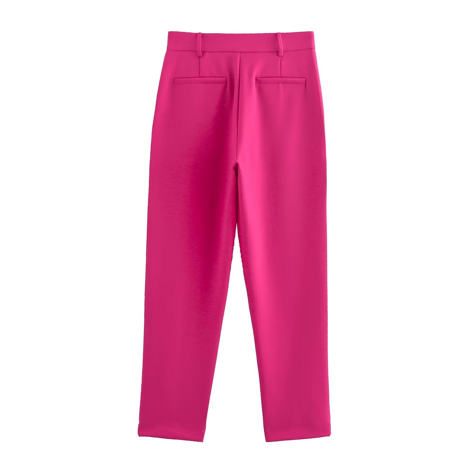 Women Back Waistband Blazer Thread Decoration Pants Sets