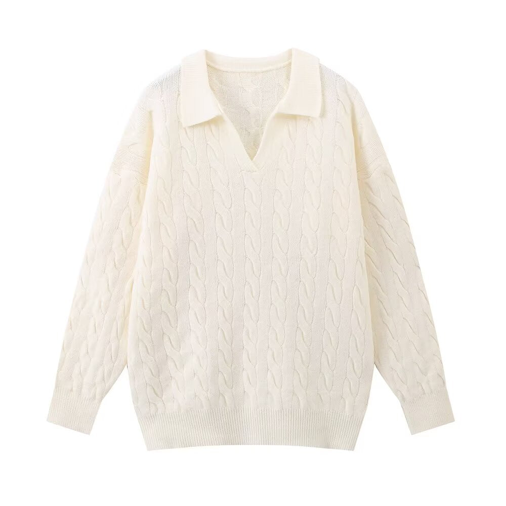 Early Autumn White Loose Lazy Round Neck Sweatshirt High Waist Wide Leg Shorts Sets