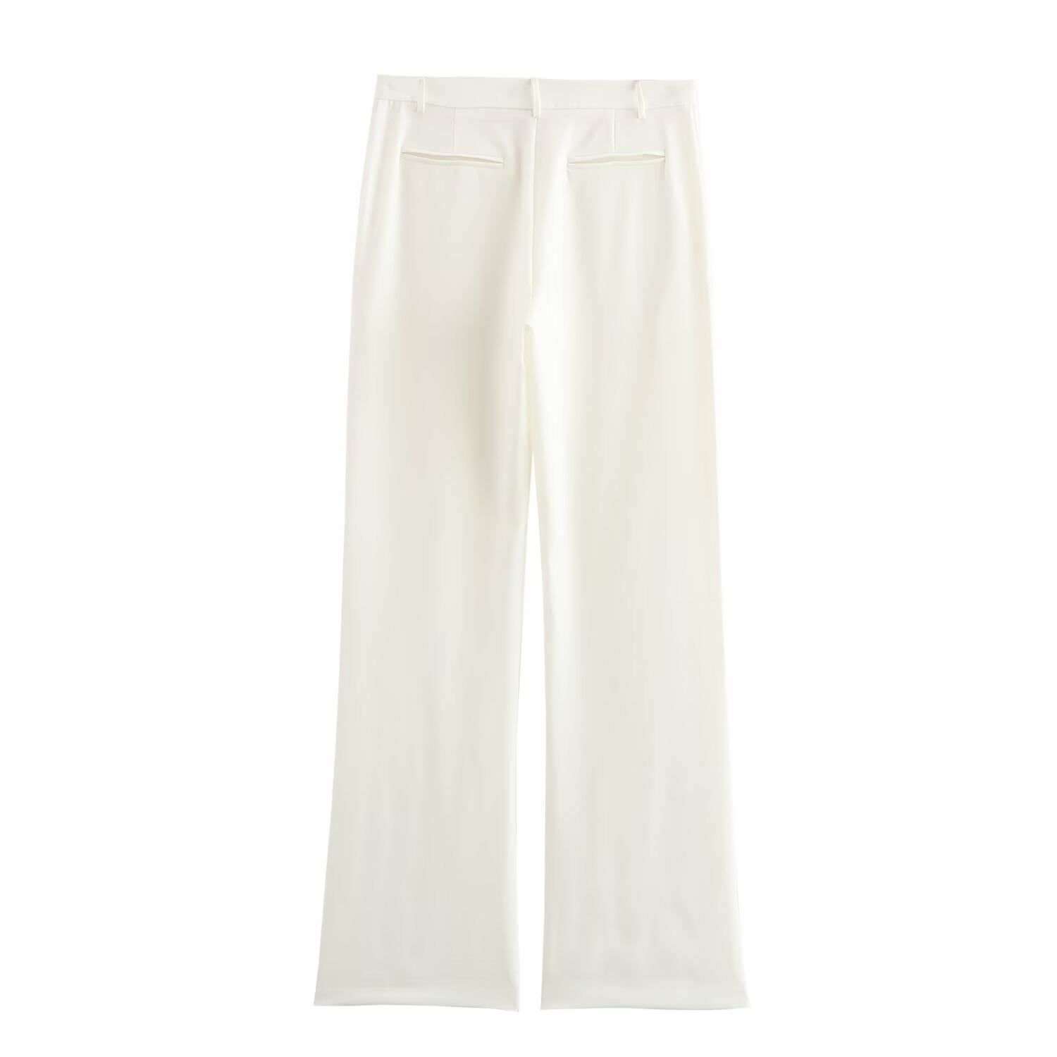 Autumn with Belt Blazer Straight Leg Pants Sets