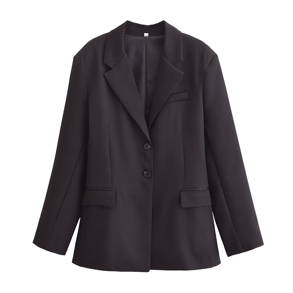 Winter Slim Fit Buttoned Long Sleeve Blazer Women Clothing