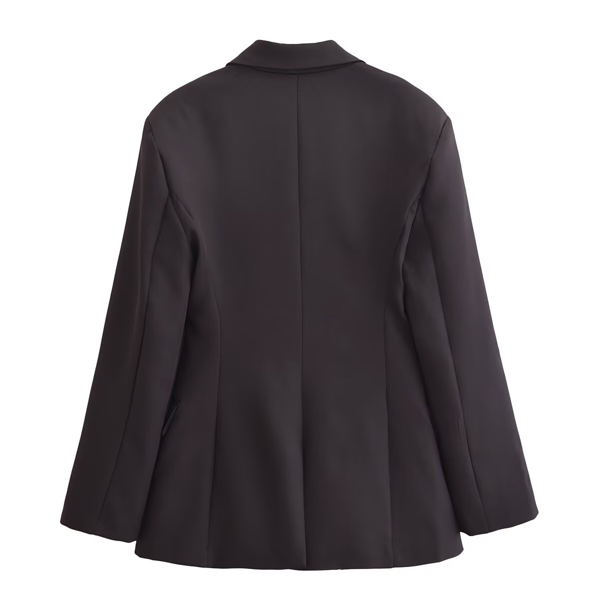 Winter Slim Fit Buttoned Long Sleeve Blazer Women Clothing