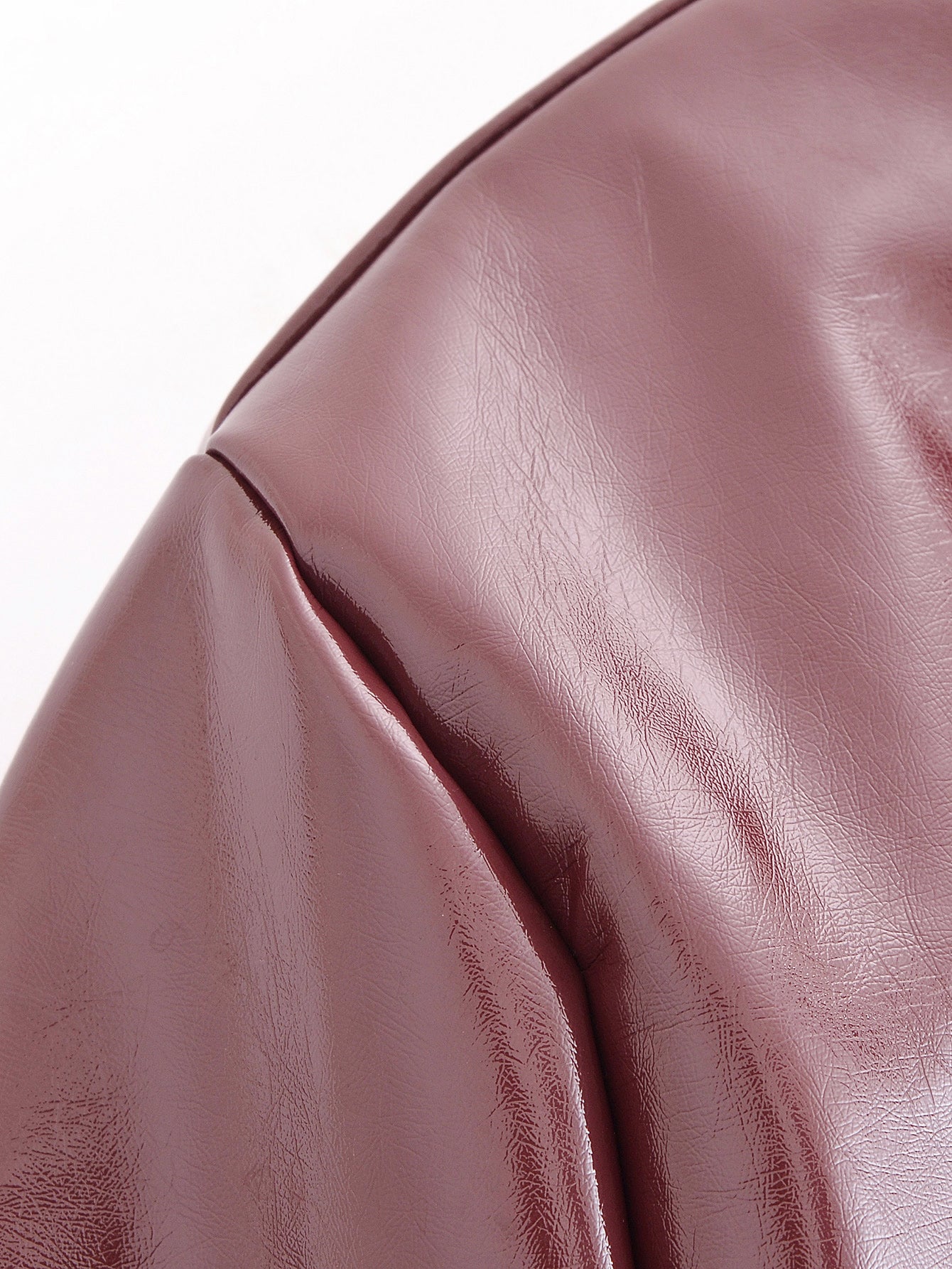 Glossy Short Jacket Skirt Sets Fall Street Locomotive Leather Coat