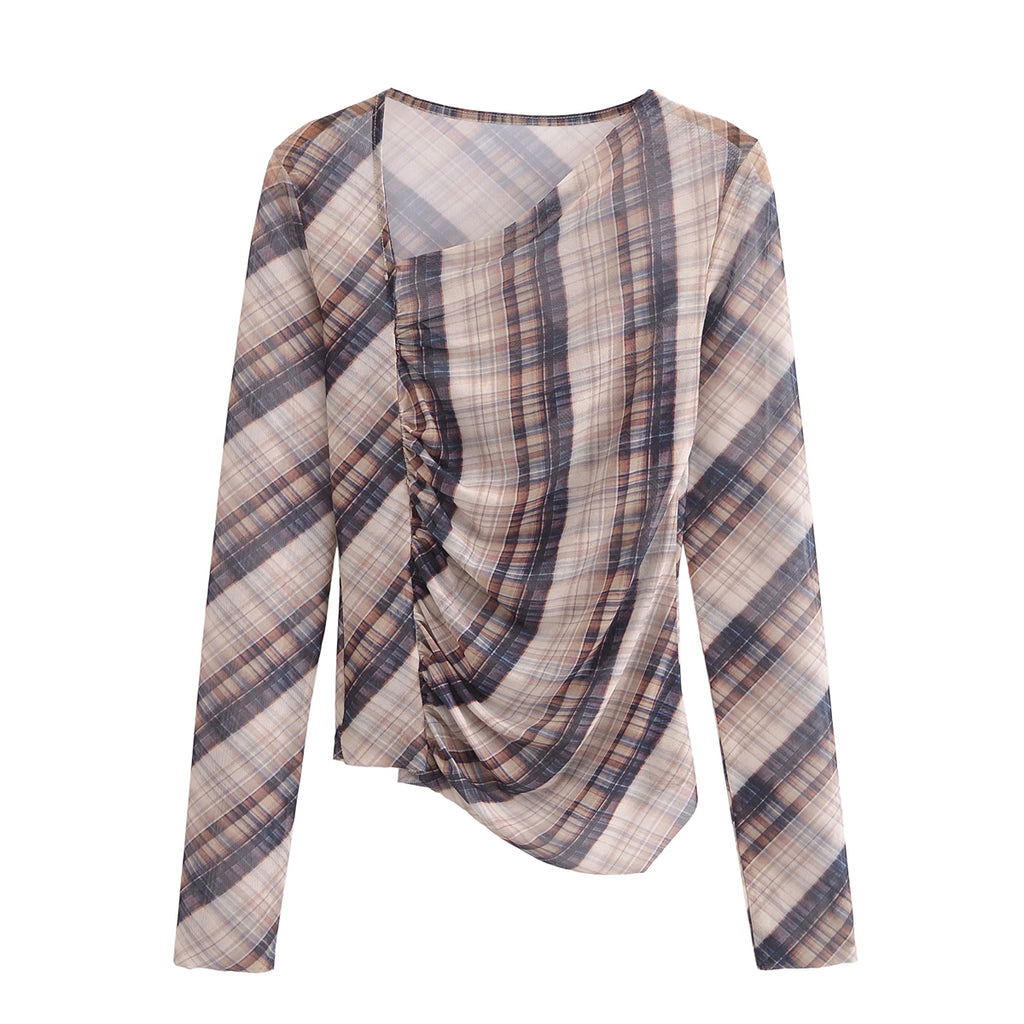 Plaid Top