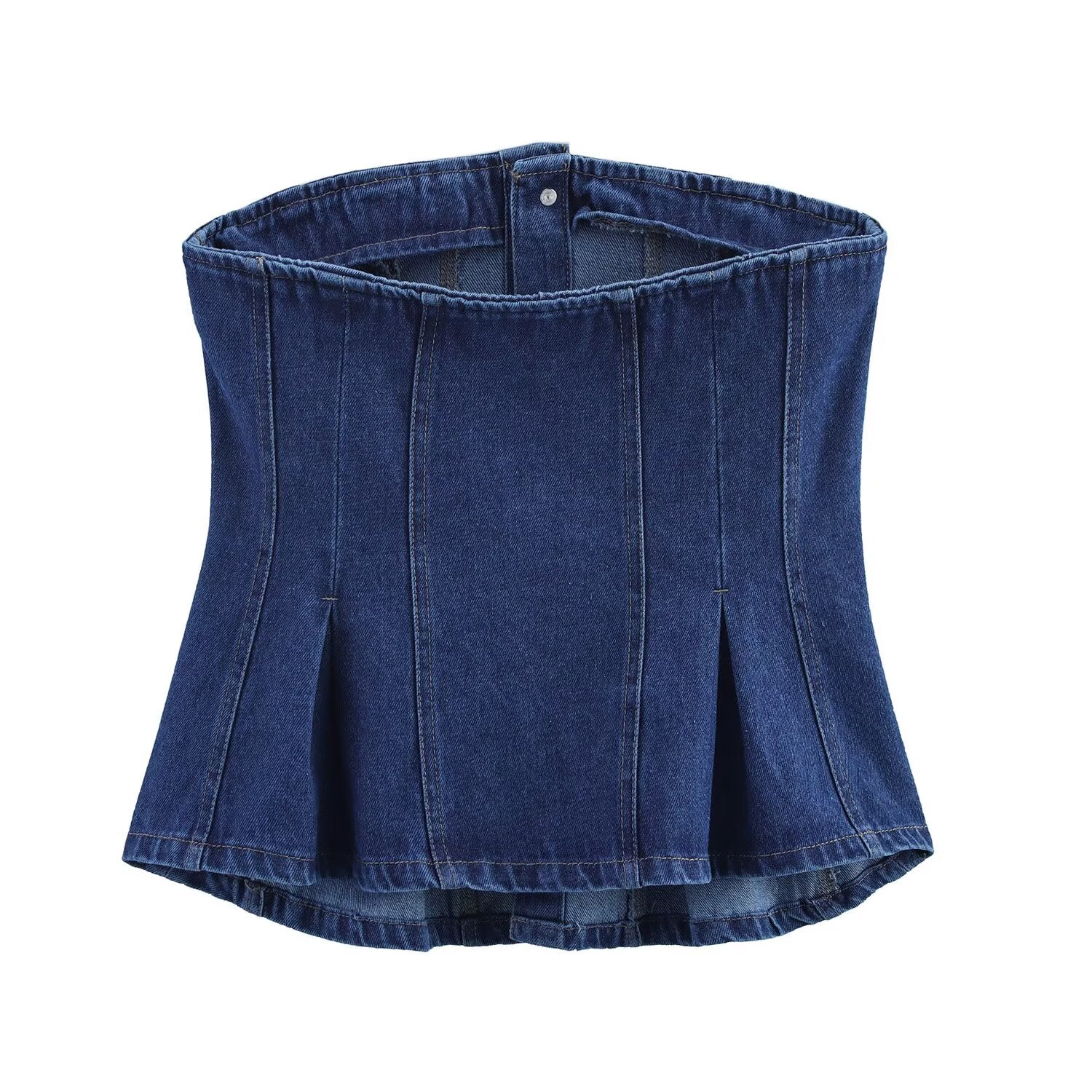Spring Summer Women Sexy Denim Tank Top Shorts Sets